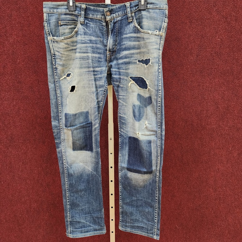 TMT Japan Jeans Mens XL32 Distressed Selvedge Style Denim 36x28.5 Fade